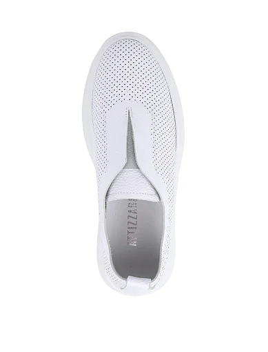 Жіночі сліпони Attizzare шкіряні білі - фото 2 - Miraton