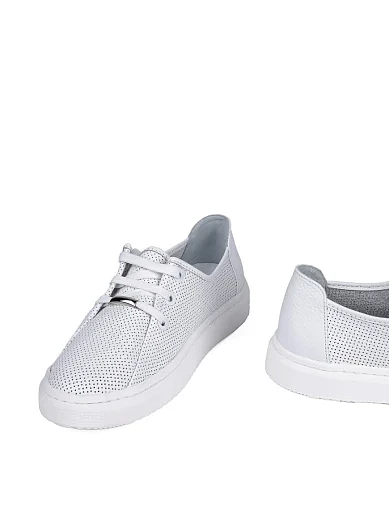 Жіночі кеди Attizzare шкіряні білі - фото 2 - Miraton