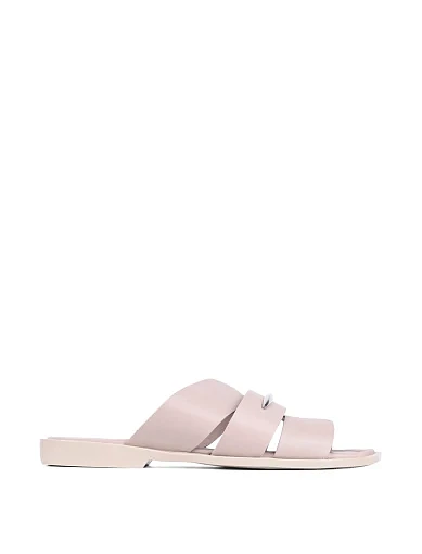 Жіночі шльопанці Attizzare шкіряні сірі - фото 2 - Miraton