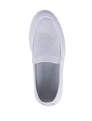 Жіночі сліпони Attizzare шкіряні білі - фото 5 - Miraton
