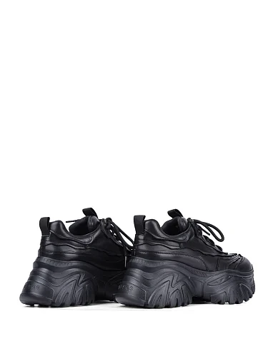 Жіночі кросівки MIRATON шкіряні чорні - фото 4 - Miraton