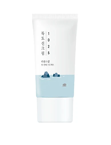 Солнцезащитный крем с морской водой ROUND LAB 1025 Dokdo Sunscreen 50 ml фото 1
