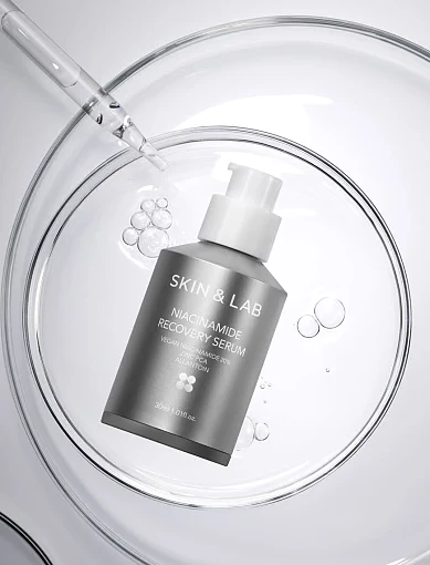 Восстанавливающая сыворотка с ниацинамидом SKIN&LAB Niacinamide Recovery Serum - фото 3 - Miraton