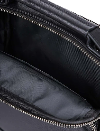 Чоловіча сумка месенджер MIRATON шкіряна чорна (2231) - фото 5 - Miraton