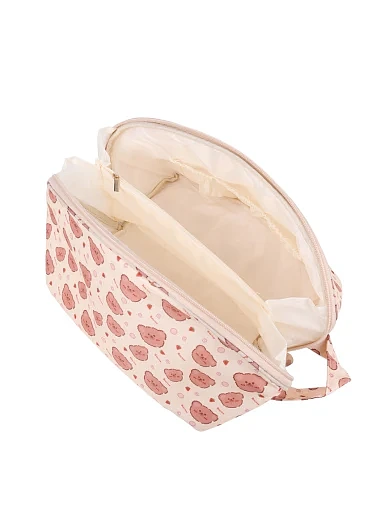 Косметичка тканинна бежева(PK-3) - фото 3 - Miraton