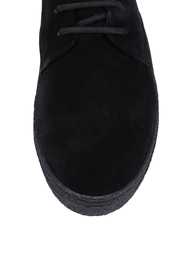 Чоловічі черевики замшеві чорні (2355DH-96-187) - фото 5 - Miraton