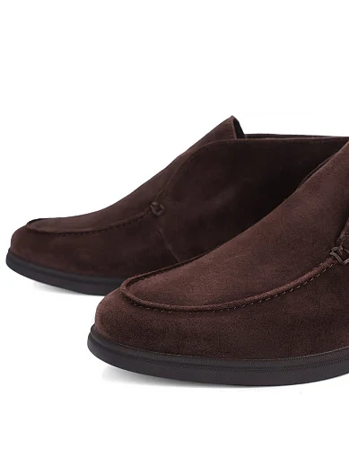 Мужские ботинки Miguel Miratez замшевые коричневые - фото 5 - Miraton