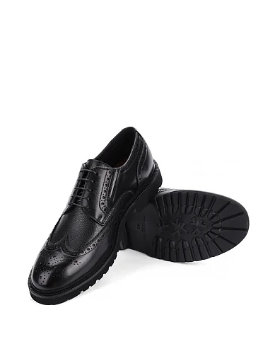 Чоловічі туфлі Miguel Miratez шкіряні чорні (9368D-10-178) - фото 5 - Miraton