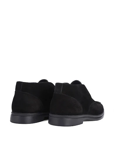 Мужские ботинки Miguel Miratez замшевые черные - фото 4 - Miraton