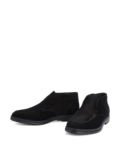 Мужские ботинки Miguel Miratez замшевые черные - фото 5 - Miraton