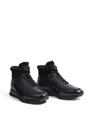 Чоловічі черевики MIRATON замшеві чорні (M833X-01-D01/MU5M) - фото 3 - Miraton