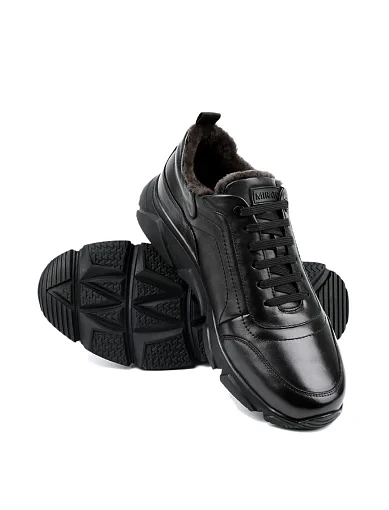 Чоловічі кросівки MIRATON чорні (0585A-89-A8M) - фото 2 - Miraton