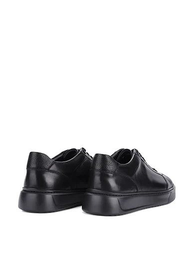 Чоловічі кеди MIRATON шкіряні чорні (M06628A-50-T10/G70) - фото 4 - Miraton