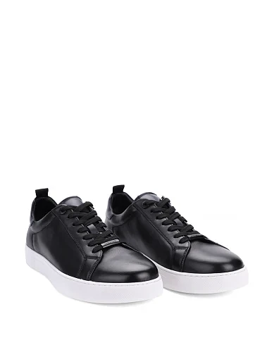 Чоловічі кеди MIRATON шкіряні чорні (M56A-88-MM3/A9) - фото 3 - Miraton