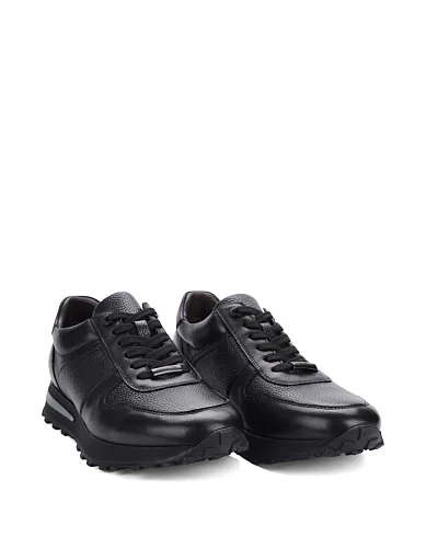 Чоловічі кросівки MIRATON шкіряні чорні (MU097A-71-P30/P01) - фото 3 - Miraton