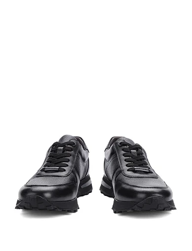 Чоловічі кросівки MIRATON шкіряні чорні (MU097A-71-P30/P01) - фото 5 - Miraton