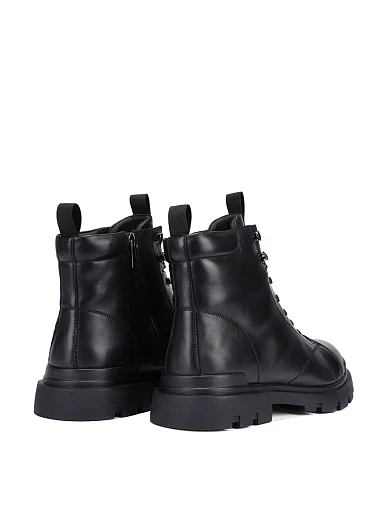 Чоловічі черевики шкіряні чорні (HZ2039B-10-B12) - фото 4 - Miraton