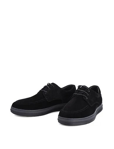 Чоловічі туфлі Miguel Miratez замшеві чорні (M965A-7-328) - фото 5 - Miraton