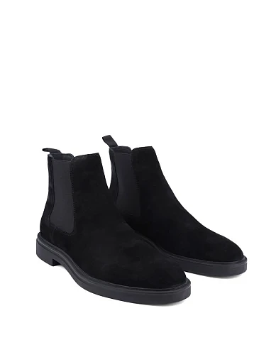 Мужские ботинки челси MIRATON замшевые черные - фото 4 - Miraton