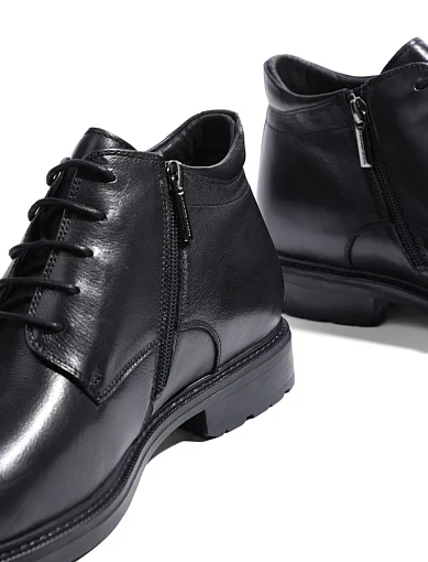 Чоловічі черевики Miguel Miratez шкіряні чорні (KT1520-01M5) - фото 2 - Miraton