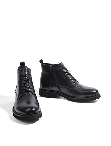 Чоловічі черевики Miguel Miratez шкіряні чорні (KT170-60M320) - фото 2 - Miraton