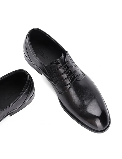 Чоловічі туфлі Miguel Miratez шкіряні чорні (1305-102A-T1) - фото 2 - Miraton