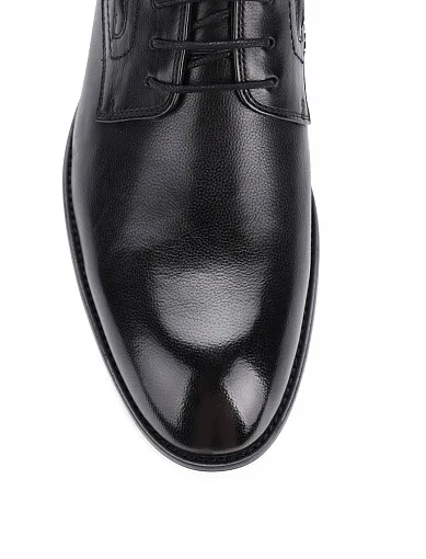 Чоловічі туфлі Miguel Miratez шкіряні чорні (1305-102A-T1) - фото 5 - Miraton