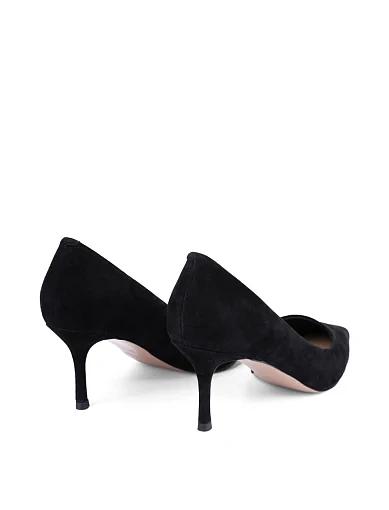 Жіночі туфлі Mia May велюрові чорні - фото 4 - Miraton