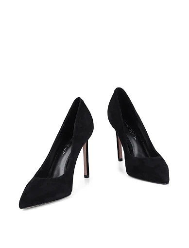Жіночі туфлі Mia May велюрові чорні - фото 2 - Miraton