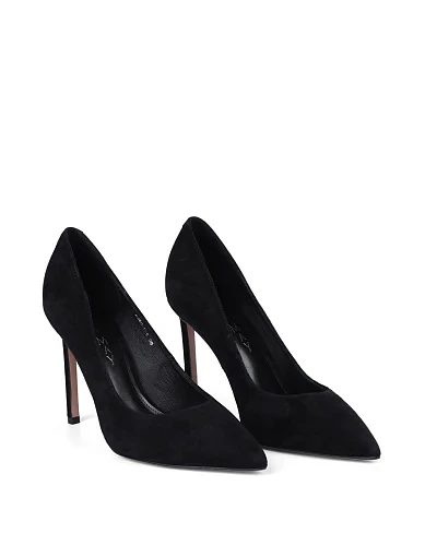 Жіночі туфлі Mia May велюрові чорні - фото 3 - Miraton