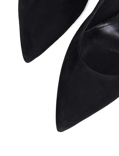 Жіночі туфлі Mia May велюрові чорні - фото 5 - Miraton
