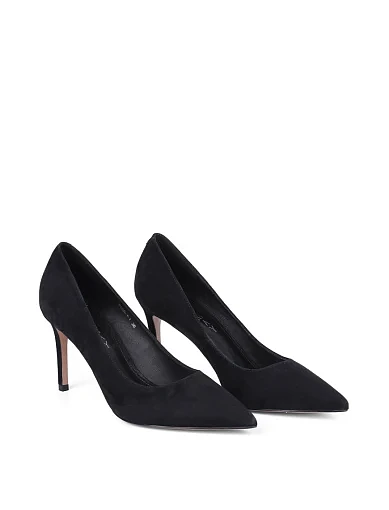 Жіночі туфлі Mia May велюрові чорні - фото 3 - Miraton