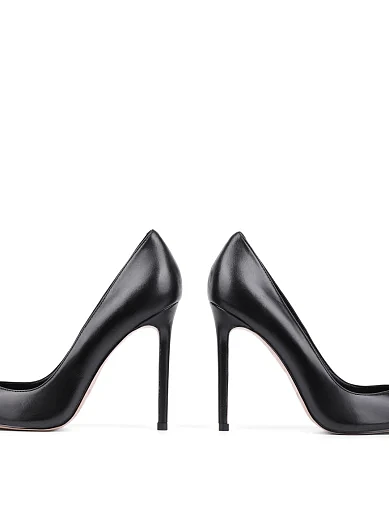 Жіночі туфлі Mia May шкіряні чорні - фото 2 - Miraton