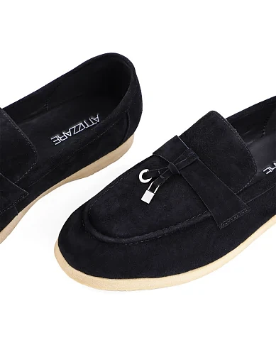 Жіночі сліпери Attizzare велюрові чорні - фото 5 - Miraton