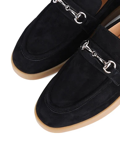 Женские слиперы Attizzare велюровые черные - фото 5 - Miraton