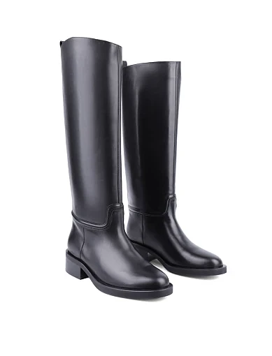 Жіночі чоботи Attizzare шкіряні чорні - фото 3 - Miraton