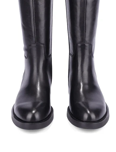 Жіночі чоботи Attizzare шкіряні чорні - фото 2 - Miraton