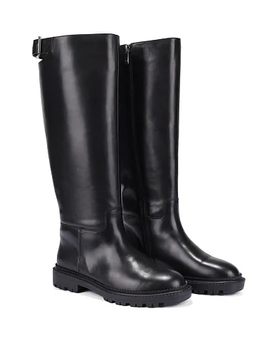 Жіночі чоботи Attizzare шкіряні чорні(8036-1629-1) - фото 3 - Miraton