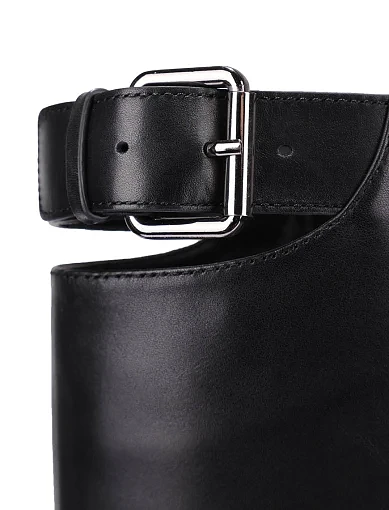 Жіночі чоботи Attizzare шкіряні чорні(8036-1629-1) - фото 5 - Miraton