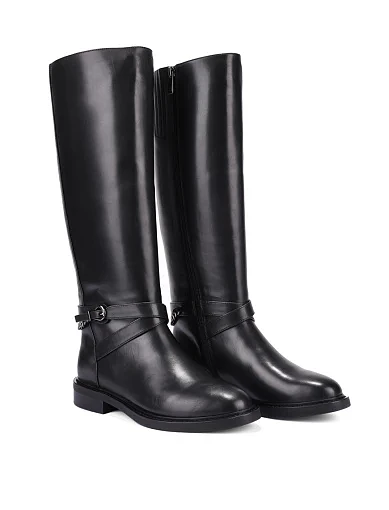 Жіночі чоботи Attizzare шкіряні чорні(8033-1629-1BM) - фото 4 - Miraton