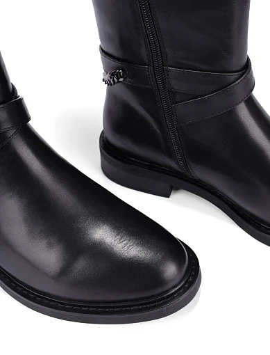 Жіночі чоботи Attizzare шкіряні чорні(8033-1629-1BM) - фото 6 - Miraton