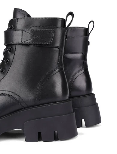 Жіночі черевики Attizzare шкіряні чорні - фото 6 - Miraton