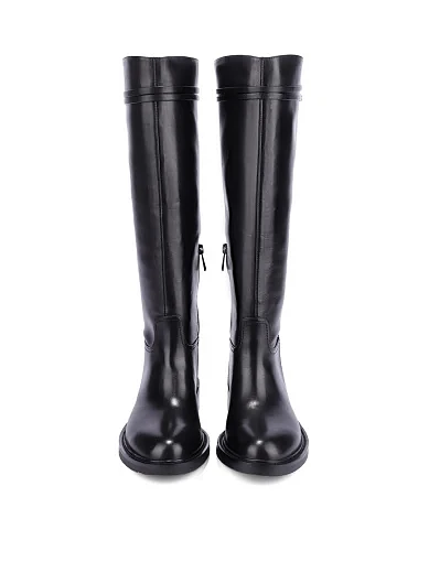 Жіночі чоботи Attizzare шкіряні чорні - фото 2 - Miraton