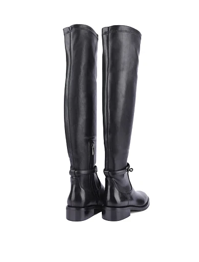 Жіночі ботфорти Attizzare зі штучної шкіри чорні - фото 4 - Miraton