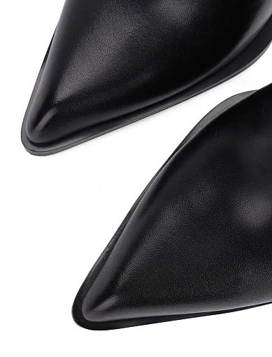 Жіночі ботфорти MIRATON шкіряні чорні(G816-19006) - фото 5 - Miraton