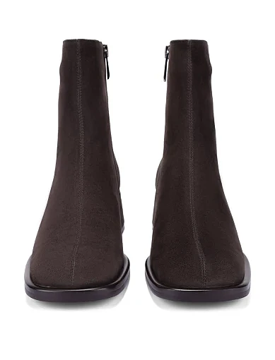 Жіночі черевики Attizzare велюрові коричневі - фото 2 - Miraton