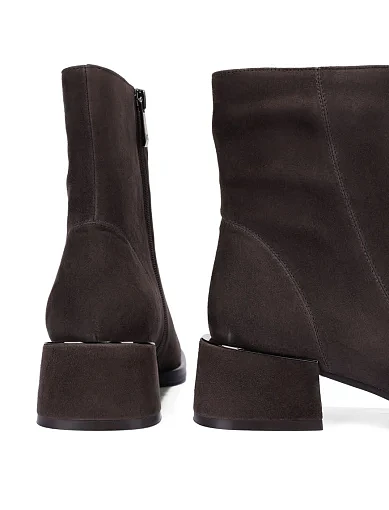 Жіночі черевики Attizzare велюрові коричневі - фото 5 - Miraton