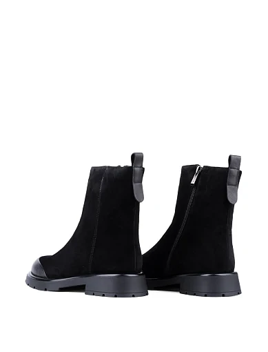 Жіночі черевики Attizzare велюрові чорні - фото 4 - Miraton