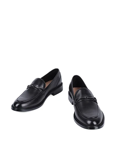 Жіночі туфлі MIRATON шкіряні чорні - фото 5 - Miraton