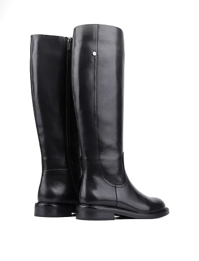 Жіночі чоботи Attizzare шкіряні чорні - фото 4 - Miraton